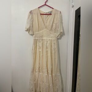 Clarisa Lace Midi Dress